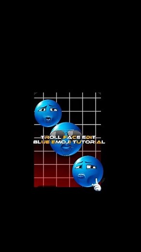 how to edit a blue emoji tutorial 💀