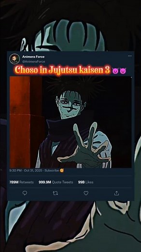 Choso’s Epic Fight 😈🔥 | Blood Demon Unleashed | Jujutsu Kaisen Season 3