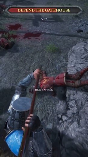 This game too fun 🤌✨ #war #knight #medieval #swordfighting #fypシ #gaming #bloody #gore #blood