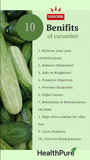 “10 Powerful Benefits of Cucumber 🥒 | Nature’s Secret for Health, Fitness & Wellness”