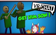 [中译] [ VRChat - ReesesSkater] Baldi教Baldi如何使用尺子教数学 ( 虚拟现实 )