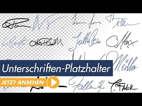 Das Große Unterschriften- und Signaturenpaket || Trailer