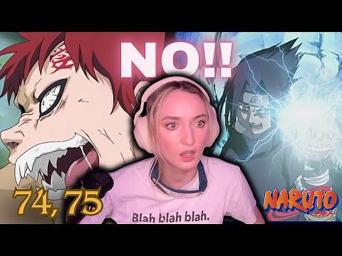 What's HAPPENING to GAARA?! Naruto (REACTION) Episodes 74 & 75