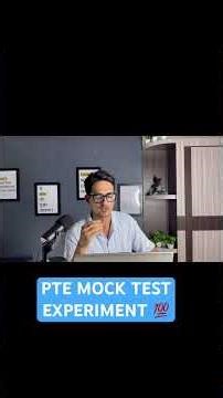 PTE TEST EXPERIMENT | PTE SPEAKING EXPERIMENT