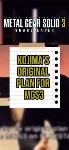Kojima Nearly Delayed MGS3 Years Longer #metalgearsolid #mgs3 #metalgearsoliddelta