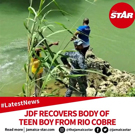 LatestNews: The Jamaica Defence Force (JDF) divers have recovered the body of a teenager who went missing after a vehicle plunged into the Rio Cobre last night. The teen is believed to have been the driver. Two other teenagers were inside the vehicle and were rescued from the river yesterday. Investigations are ongoing.