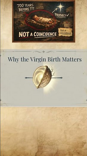 What is the logic behind Virgin Birth of Jesus ? #biblestudy #jesusbirth #youthbiblestudy