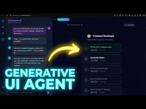 Pathweaver AI – Generative UI for Personalized Learning | “The UI Strikes Back” Hackathon