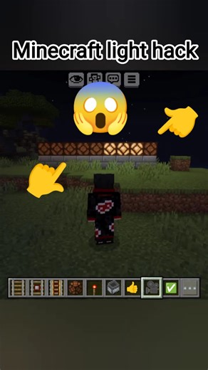 “Minecraft Light Hack ! 🔥 | Secret Trick to Brighten Your World Instantly😱