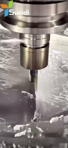 High-Speed Aluminum Machining with SUNDI DLC Coated End Mill | Precision Cutting Performance!