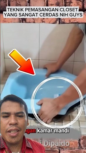 Squat toilet installation method #shots #construction