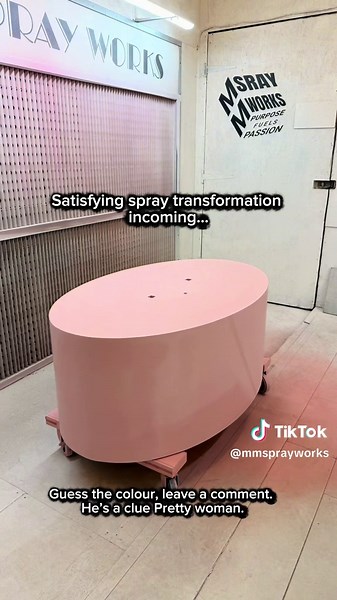 Just finished prepping and spraying this custom oval plinth in a full PU primer system. All repairs filled, sanded, corrected and levelled, then sealed and primed for a flawless top-coat. Perfect base for high-end commercial displays, retail stands, exhibitions and shop fits. Finished in our controlled spray booth using professional PU products for maximum durability and adhesion. Whether it’s MDF, timber, retail furniture or bespoke installs — MM Spray Works delivers precision, perfection and a