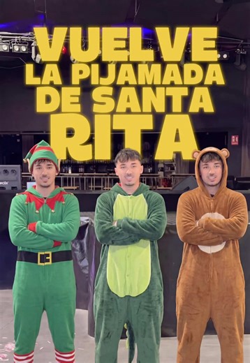 ¡Vuelve la Pijamada de Santa Rita en Málaga!