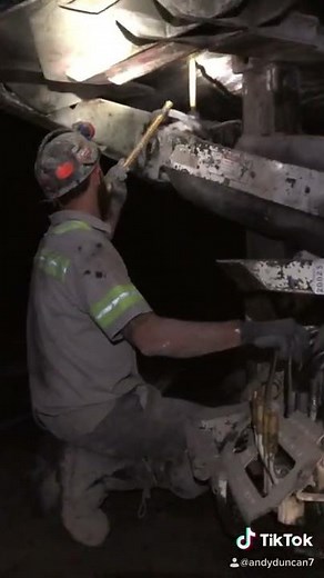 Roof bolting in a coal mine