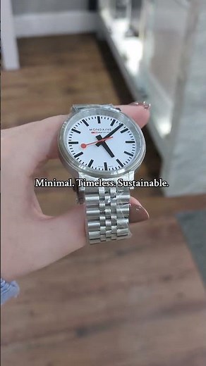 Mondaine Stop2Go - where time stops to go faster ⏱️