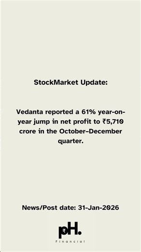 #StockMarket #Vedanta