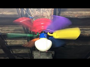 Hometrends Hugger Ceiling Fan 30” (Rainbow)(No Commentary)