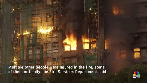 Deadly fire tears through Hong Kong high-rise housing estate