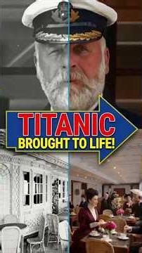 Titanic Images Brought To Life In 4K Video #titanic #history #titanicmovie