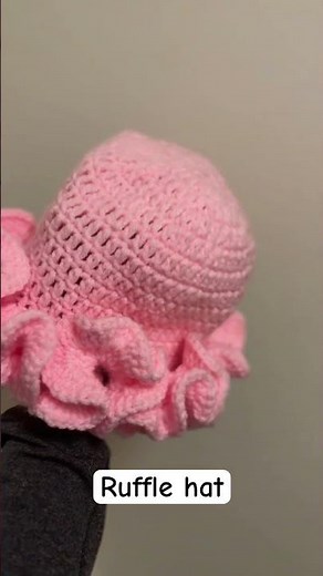 How To Crochet A Ruffle Hat