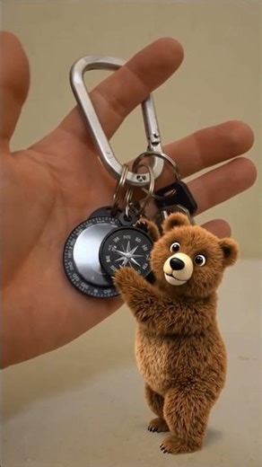 Even a bear know the brunton Tag-Alone compass in amazing