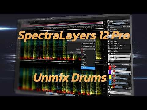 🔥 SpectraLayers 12 Pro _ Unmix Drums ||||| طريقة فصل الدرامز باحترافية 🔥