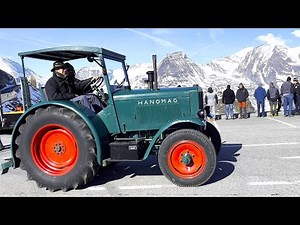 Präsentation der ankommenden WM Teilnemer 22. Oldtimer Traktor WM am Großglockner 21.09.2024