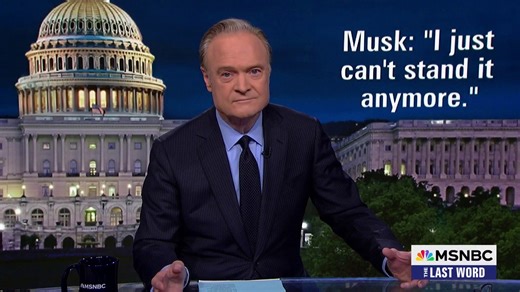 Lawrence: And on day 134, Musk turned against Trump