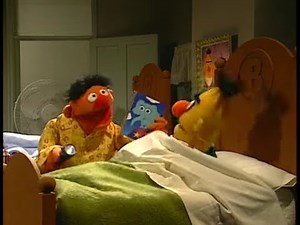 Play With Me Sesame: Ernie Plans For Bed
