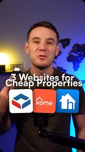 3️⃣ Websites For Cheap Properties 🏡 Real estate investors use websites to find cheap off market auction bids in order to secure a rental property and the lowest price possible. These properties typically need major renovations and will require a large amount of cash upfront, however if you’re a seasoned investor these are great places to find fix and flips. On the other hand, if you’re a beginner real estate investor and don’t have a lot of cash for a down payment, you need to get really good a