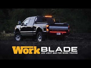 Putco Work Blade LED Lights in Action - Amber & White