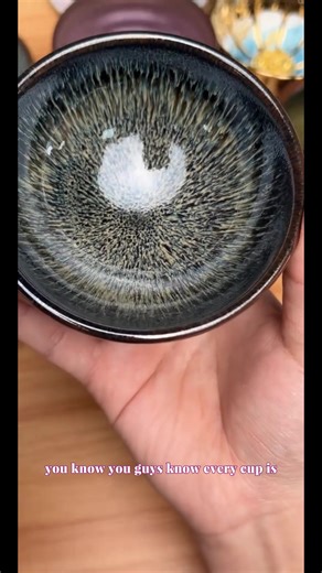 Black porcelain Tianmu cup tea cup