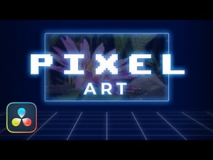 How to Make 8-Bit Retro Game Pixel Art in Davinci Resolve