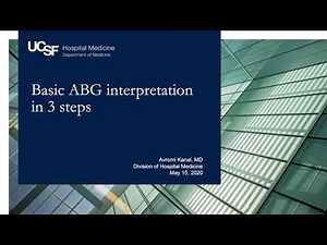 Basic arterial blood gas (ABG) interpretation