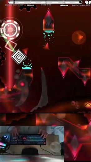 THE YANDERE 21 - 100 #geometrydash #gd #newhardest