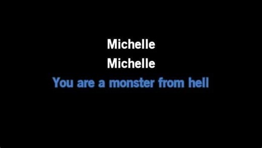 Karaoke Michelle - Sir Chloe - CDG, MP4, KFN - Karaoke Version