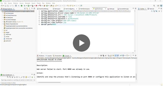 🚀 I Built an Inventory Management System using Spring Boot Managing inventory efficiently is critical for businesses, so I developed a web-based Inventory Management System to simplify stock… | Vuyyuru Sriram Lokesh