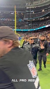 Grammy-winning artist Daddy Yankee and producer-songwriter Bizarrap lit up halftime at the NFL Madrid Game 2025 with a live performance inside Bernabéu Stadium. | All-Pro Reels
