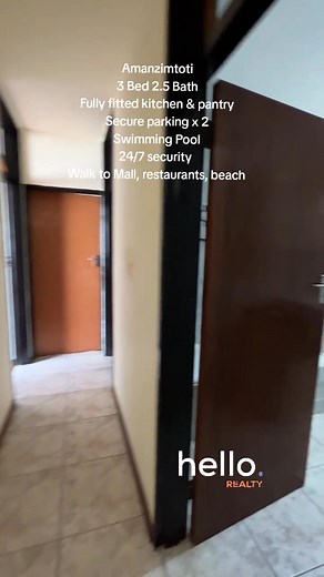 4.8K views · 28 reactions | AMANZIMTOTI | R990,000 - Incredible sea views in a secure building. Spacious unit 3 Bedrooms 2 Bathrooms (main en-suite) Fully fitted kitchen Spacious pantry cupboard Seaviews from all rooms and lounge Built in cupboards Swimming pool Braai area Secure parking for 2 vehicles 24/7 security Walk to mall and restaurants Don't hesitate to book your viewing | Jenny Rossouw - Hello Realty | Facebook