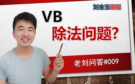 老刘问答#009 VB中的除法小结，你说难吗？四舍五入fomat？向下取整int？取小数mod？取整数？看看大型翻车现场的精彩