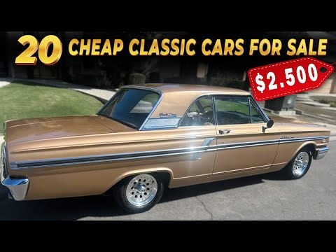 Real Owner Finds 20 Cheap Classic Cars You Can Buy Today!