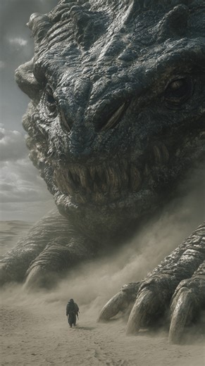 43K views · 532 reactions | The drone zooms in… and a gigantic figure is crawling in the Gobi Drone Captures Gigantic Figure Crawling Through the Gobi Desert #drone #gigantic #crawling #desert #AncientDiscoveries | Life's Biggest Questions | Facebook