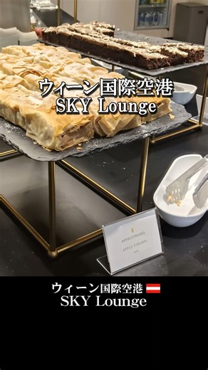 ウィーン国際空港～スカイラウンジ@nanamomo_vlog