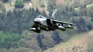 RAF Tornado jets blasted through the Mach Loop with no buffer