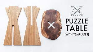 Building a simple puzzle table using templates - What materials would you use?