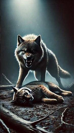 wild animal fight wolf vs bobcat, coyote and cheetah #wolf#bobcat#coyote#animals#animal#cheetah