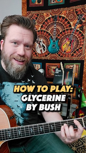 10K views · 116 reactions | Glycerine by Bush - Guitar Lesson (Simplified) #guitar #guitarlessons #guitartutorial #90smusic #guitarteacher | Bob Denson | Facebook