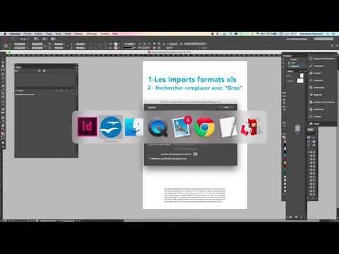 indesign : Importer des tableaux Excel éditables