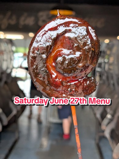 June 27th BBQ Menu — Wagyu Scotch Fillet, Pork Tomahawk & Packs