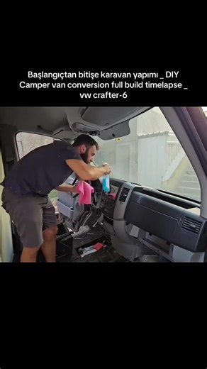 Başlangıçtan bitişe karavan yapımı _ DIY Camper van conversion full build timelapse _ vw crafter-6